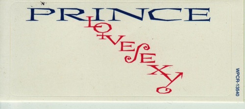 sticker, Prince - Lovesexy